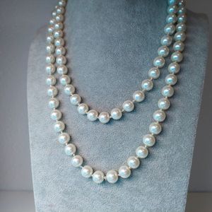 42 inch Strand of 10mm Glass Beads Faux Pearls